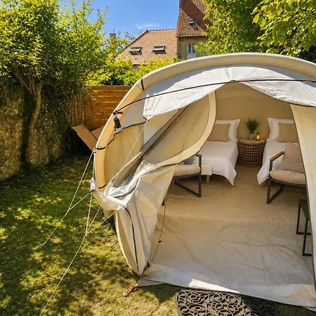 Tente Au Fond Du Jardin - Acces Jacuzzi Et Sauna Campingplads Boulogne-sur-Mer